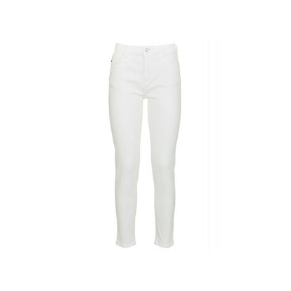 Jeans e pantaloni in cotone bianco