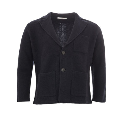 KANGRA Elegant Woolen Blue Jacket for Men