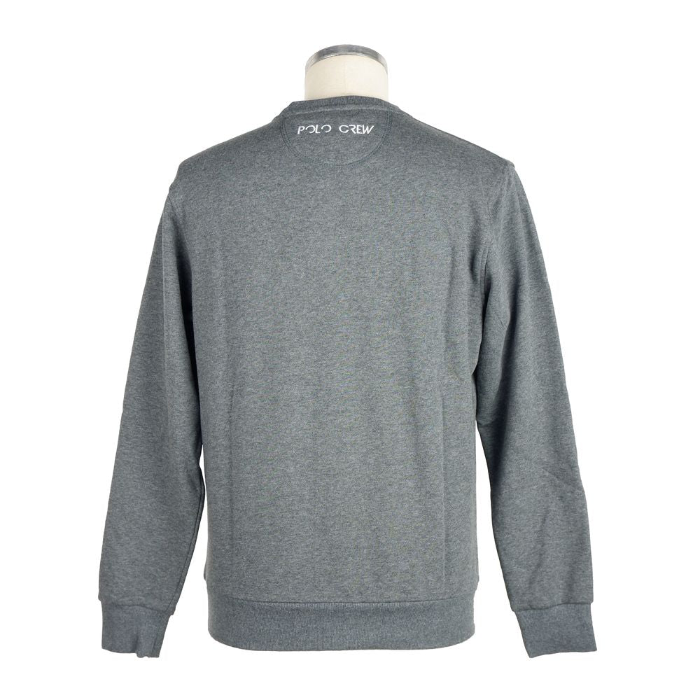 Pull en coton gris