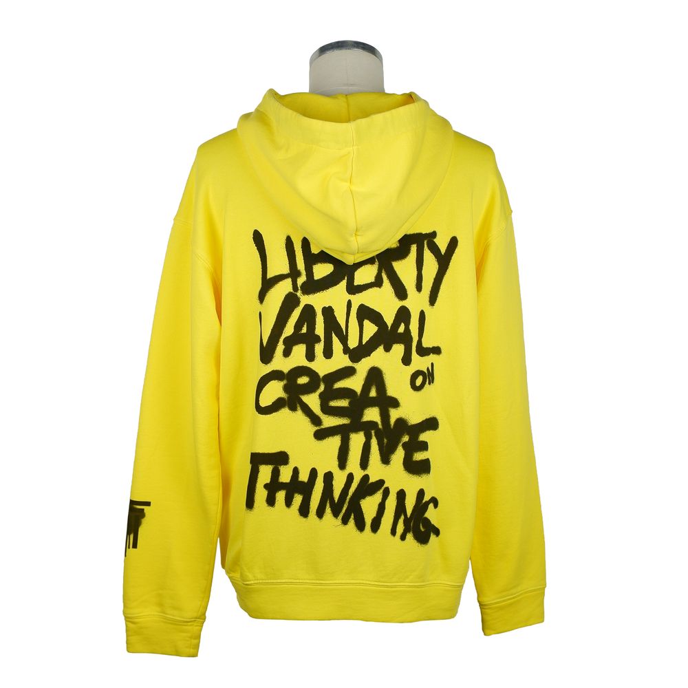 Pull en coton jaune