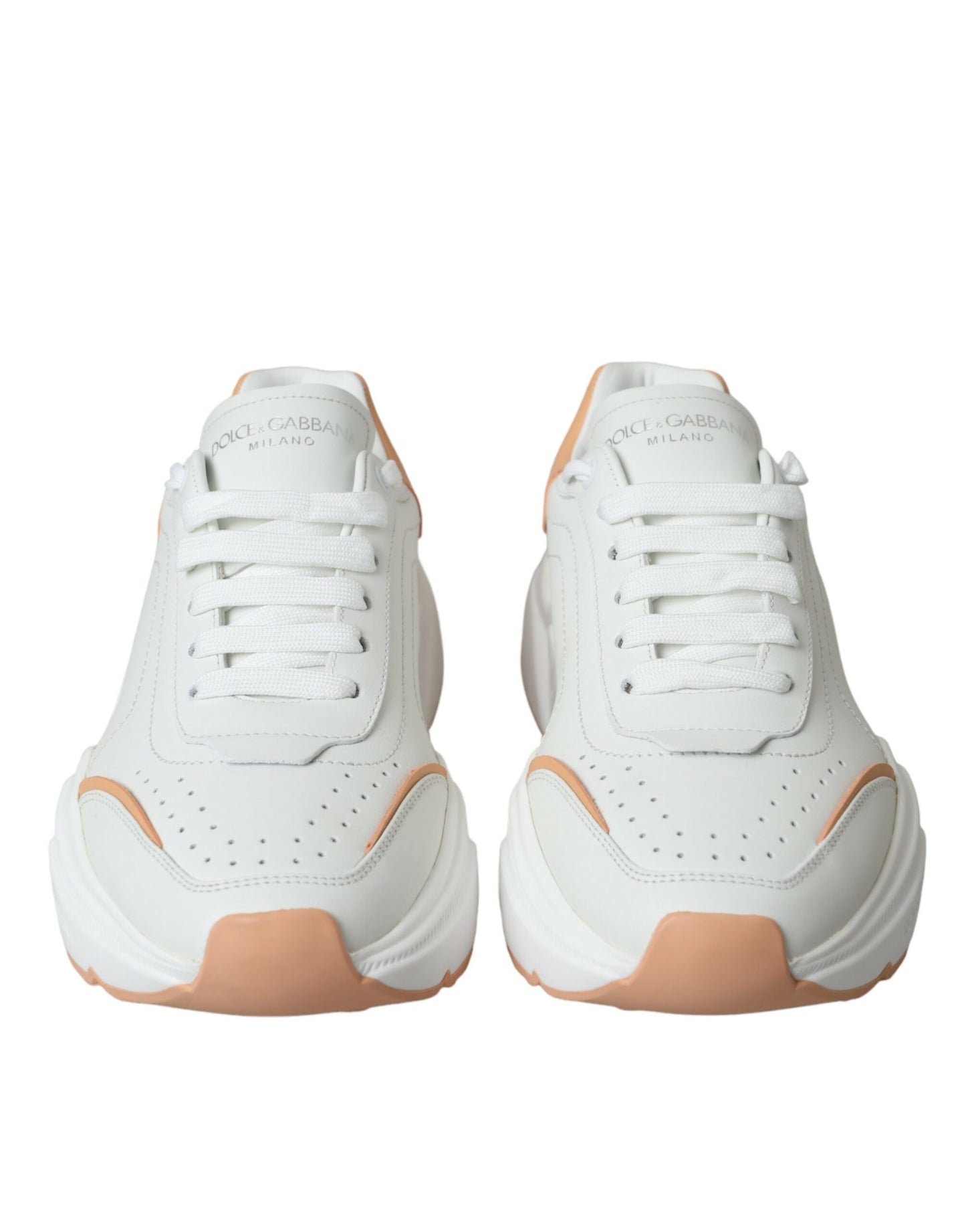 White Peach DAYMASTER Leather Sneakers Shoes