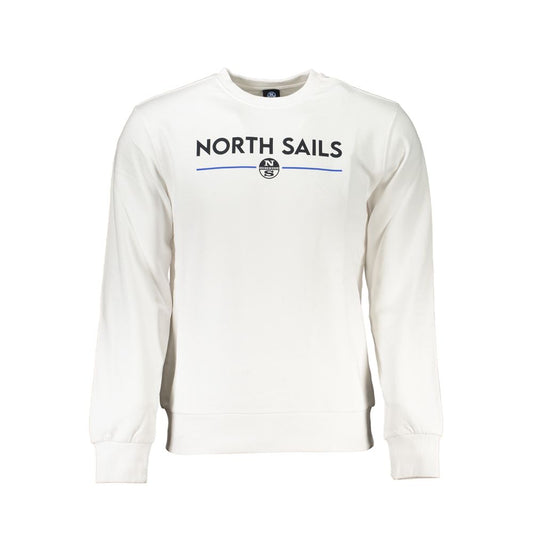 North Sails White Cotton Sweater