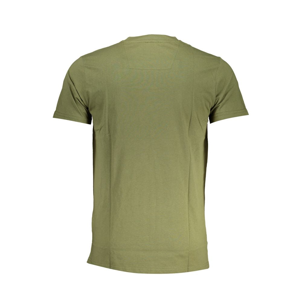 Cavalli Class Green Cotton T-Shirt