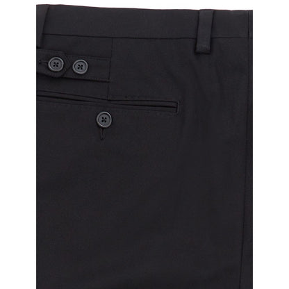 Dolce & Gabbana Elegant Black Cotton Pants for Men