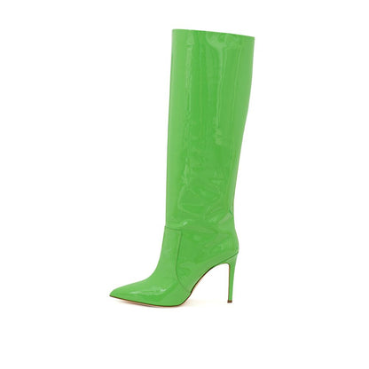 Emerald Elegance Ankle Boots