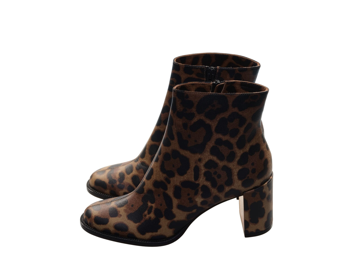 Adoxa 70 Brown Leopard Print High Heel Boot