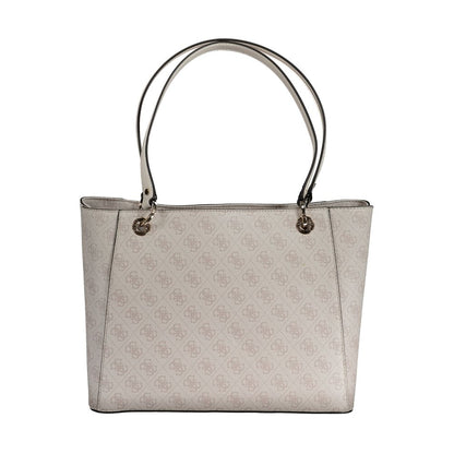 Gray Polyethylene Handbag