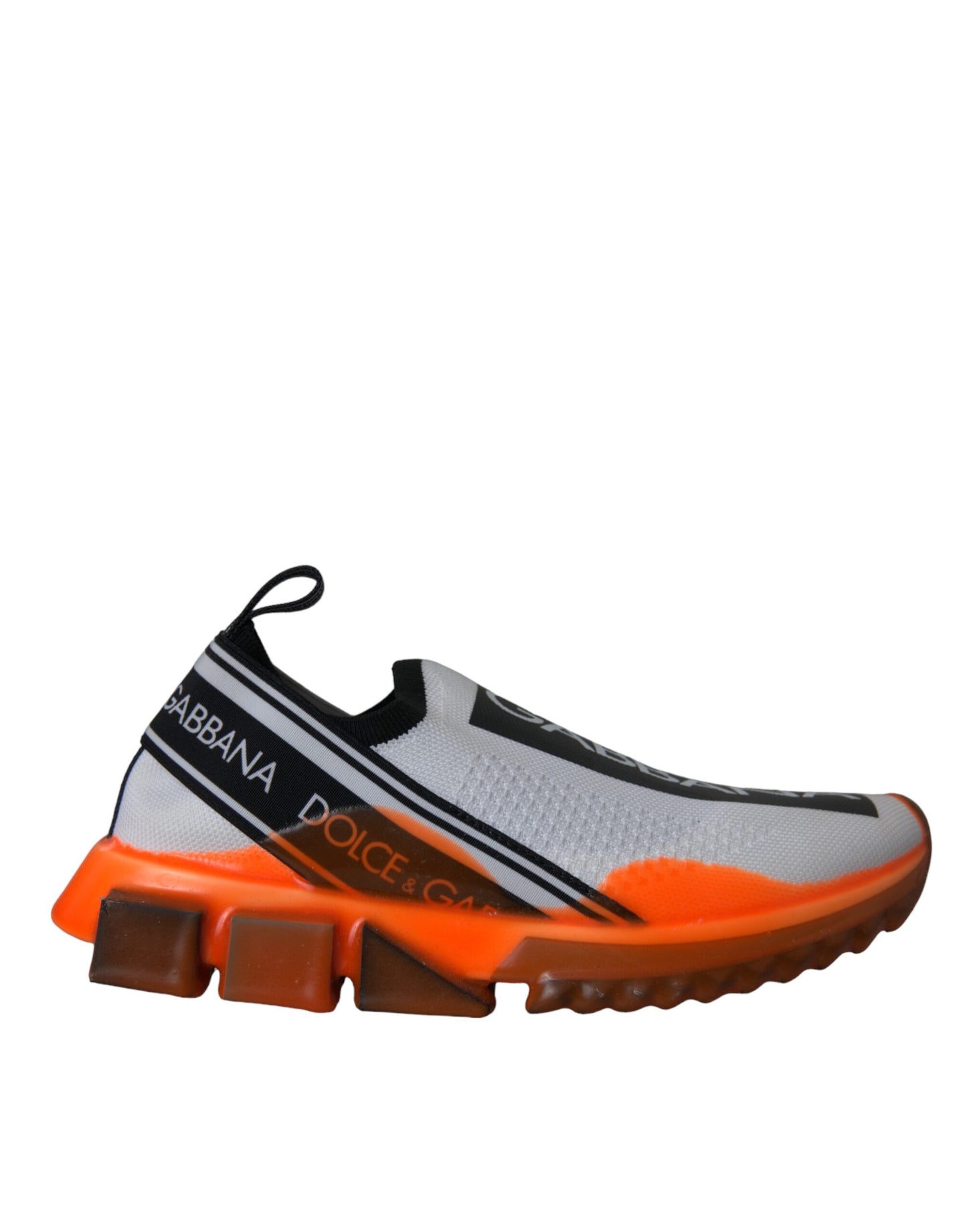 Black White Orange Slip On Sorrento Sneakers Shoes