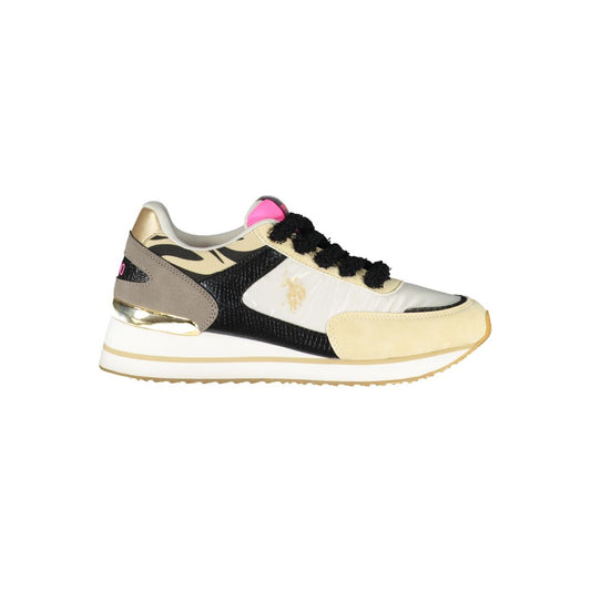 U.S. POLO ASSN. Beige Polyester Women Sneaker