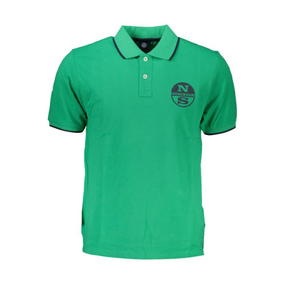 North Sails Green Cotton Polo Shirt