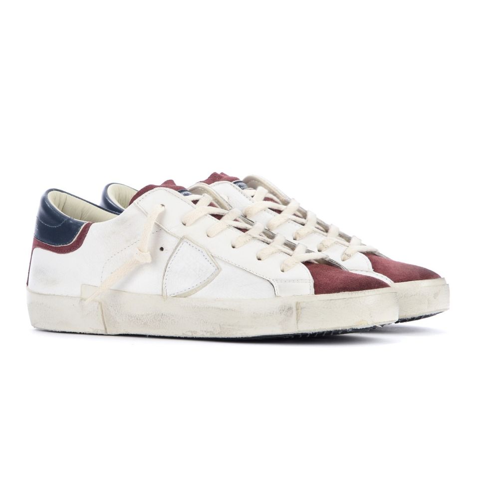 Sneaker in pelle bianca