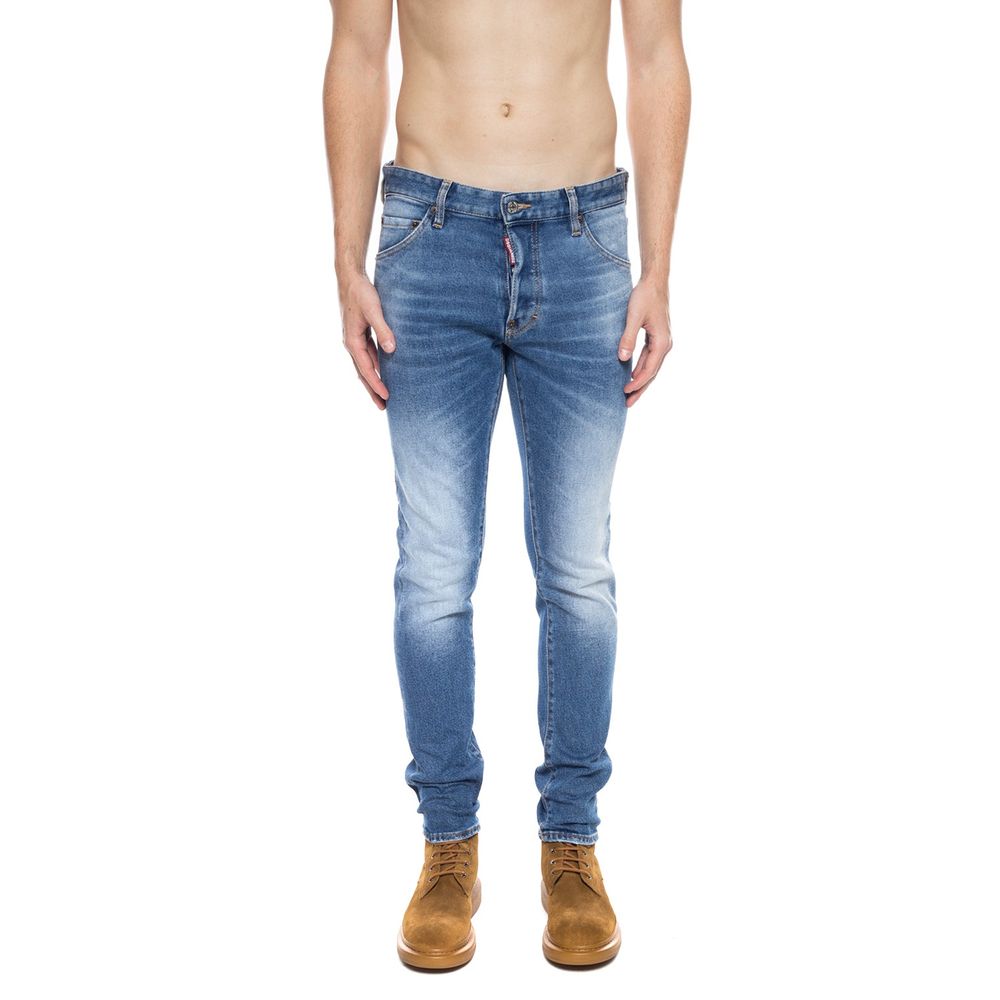 Jean et pantalon en coton bleu