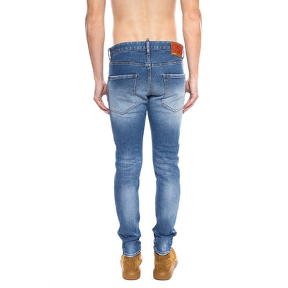 Jean et pantalon en coton bleu