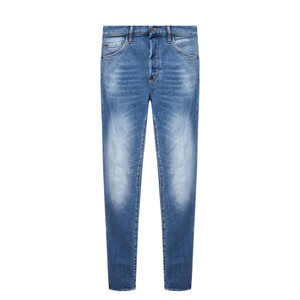 Jean et pantalon en coton bleu