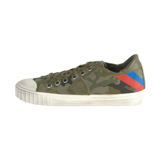 Sneaker in pelle verde