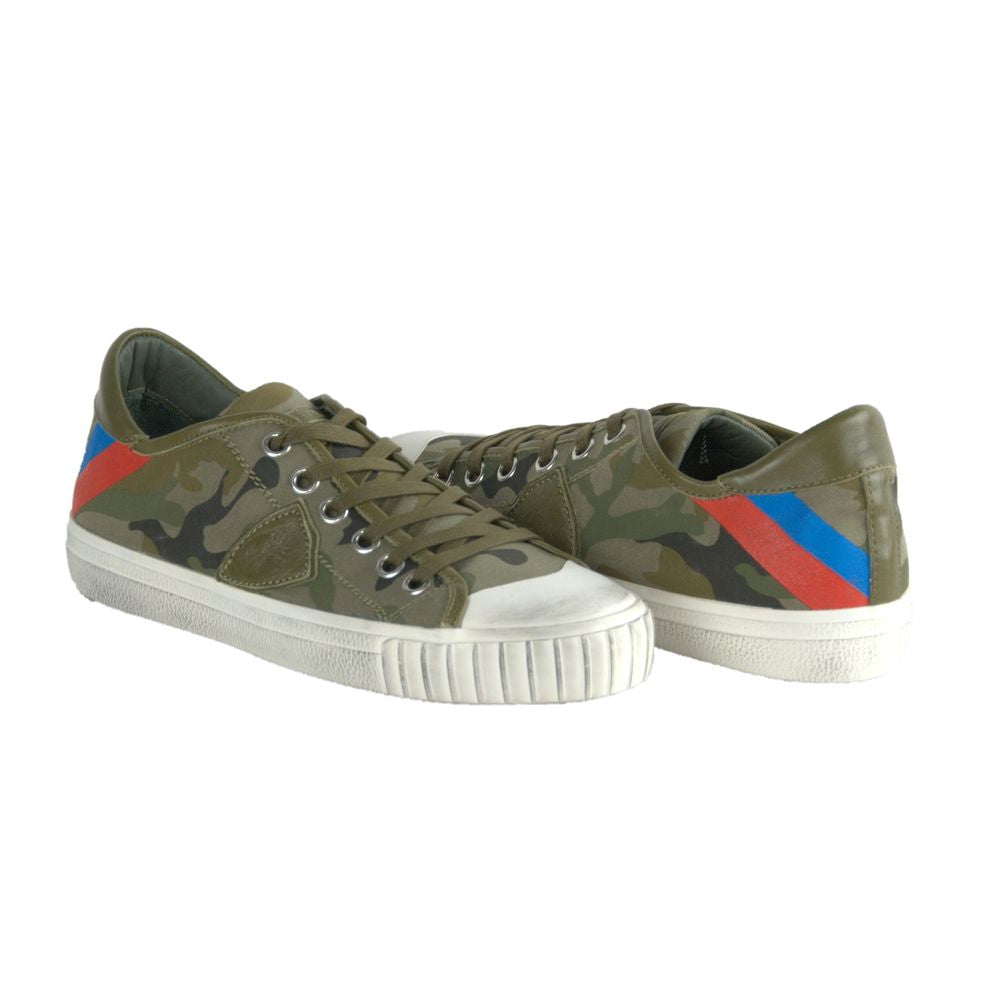 Sneaker in pelle verde