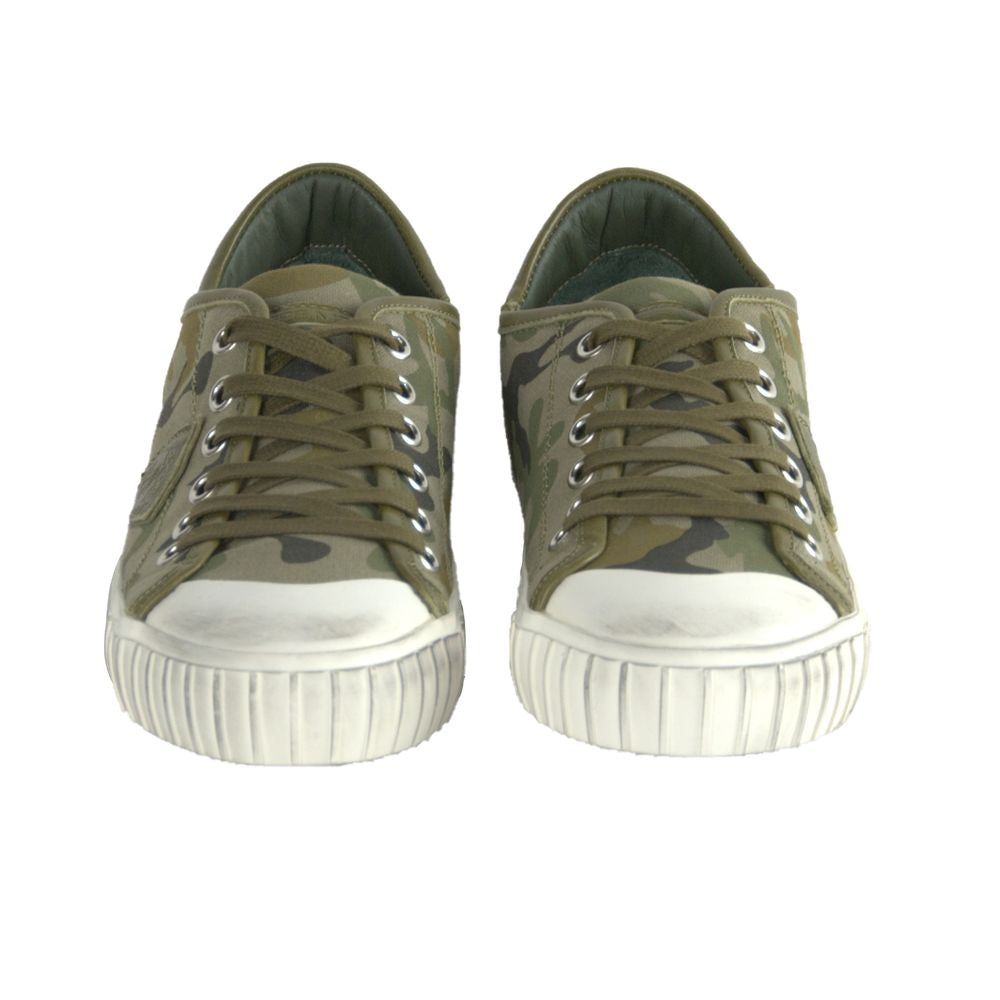 Sneaker in pelle verde