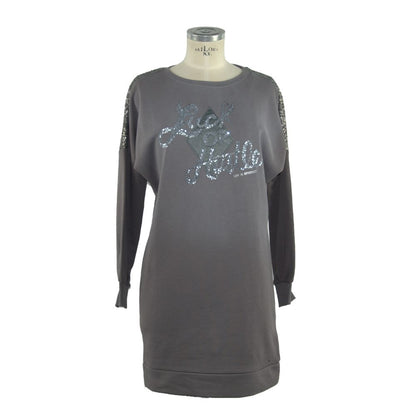 Robe en coton gris