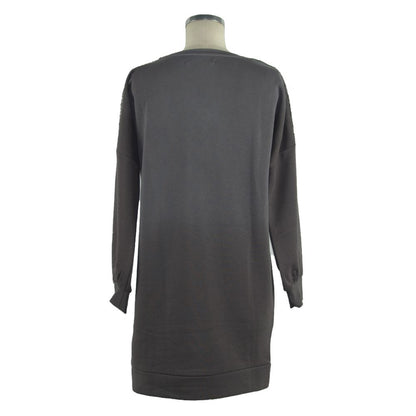 Robe en coton gris