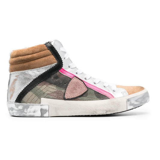 Sneaker in pelle militare