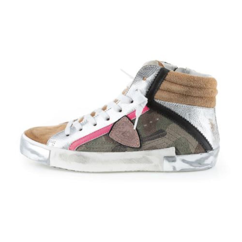 Sneaker in pelle militare