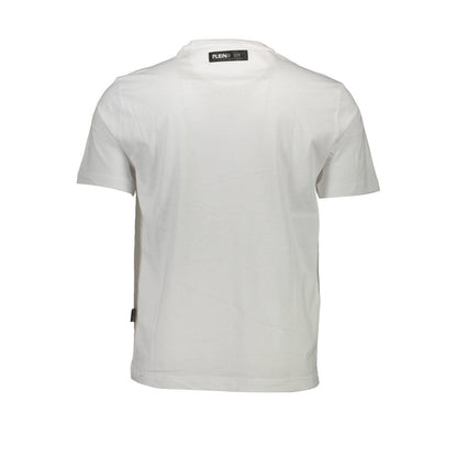 Plein Sport White Cotton Men T-Shirt