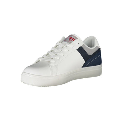 Sneaker in poliestere bianco