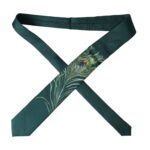 Dolce & Gabbana Green Printed 100% Silk Adjustable Men Tie