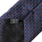 Dolce & Gabbana Navy Blue Silk Patterned Adjustable Men Tie