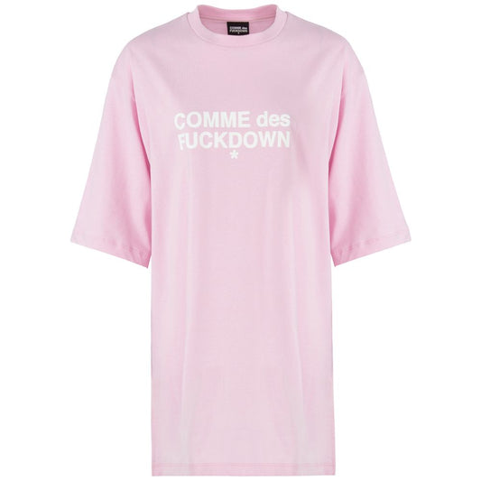 Comme Des Fuckdown Pink Cotton Dress