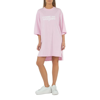 Comme Des Fuckdown Pink Cotton Dress