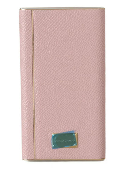 Ladegerät USB Rosa Leder #DGFAMILY Power Bank