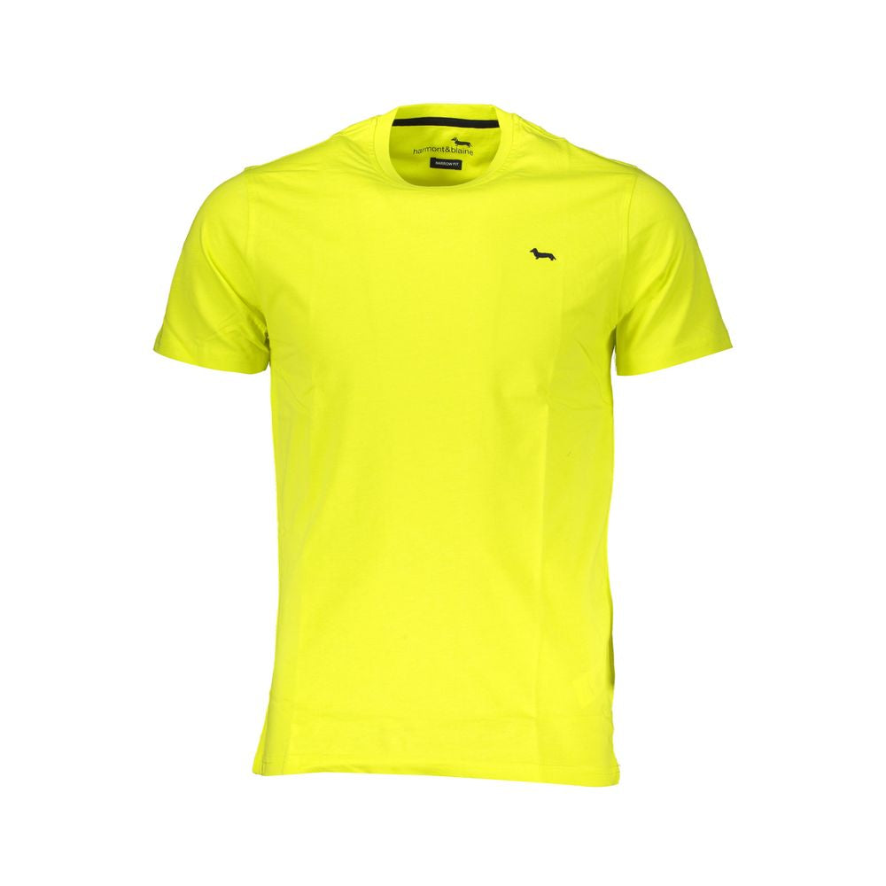 Harmont & Blaine Yellow Cotton T-Shirt