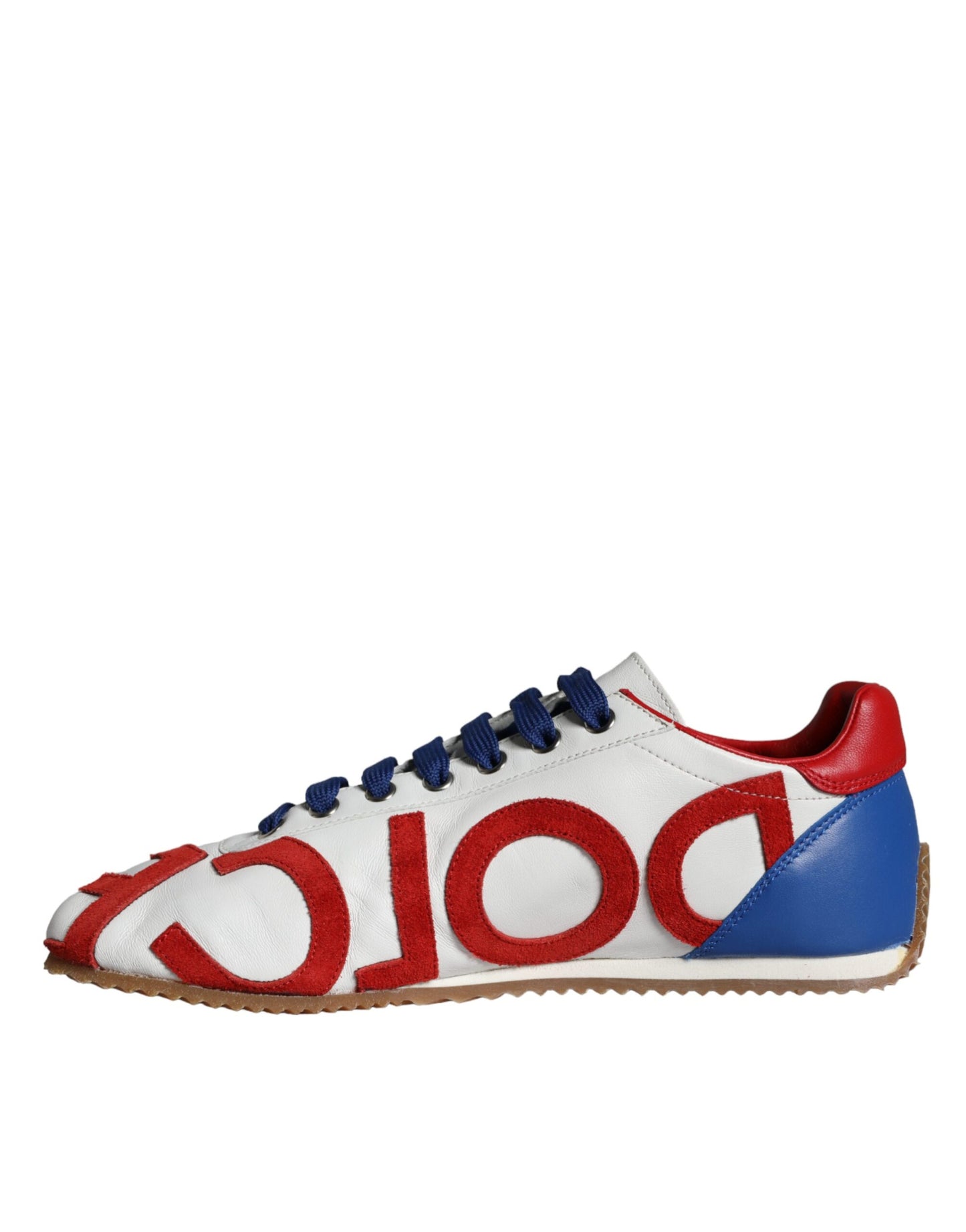 Dolce & Gabbana Multicolor Leather Logo Casual Sneakers Shoes