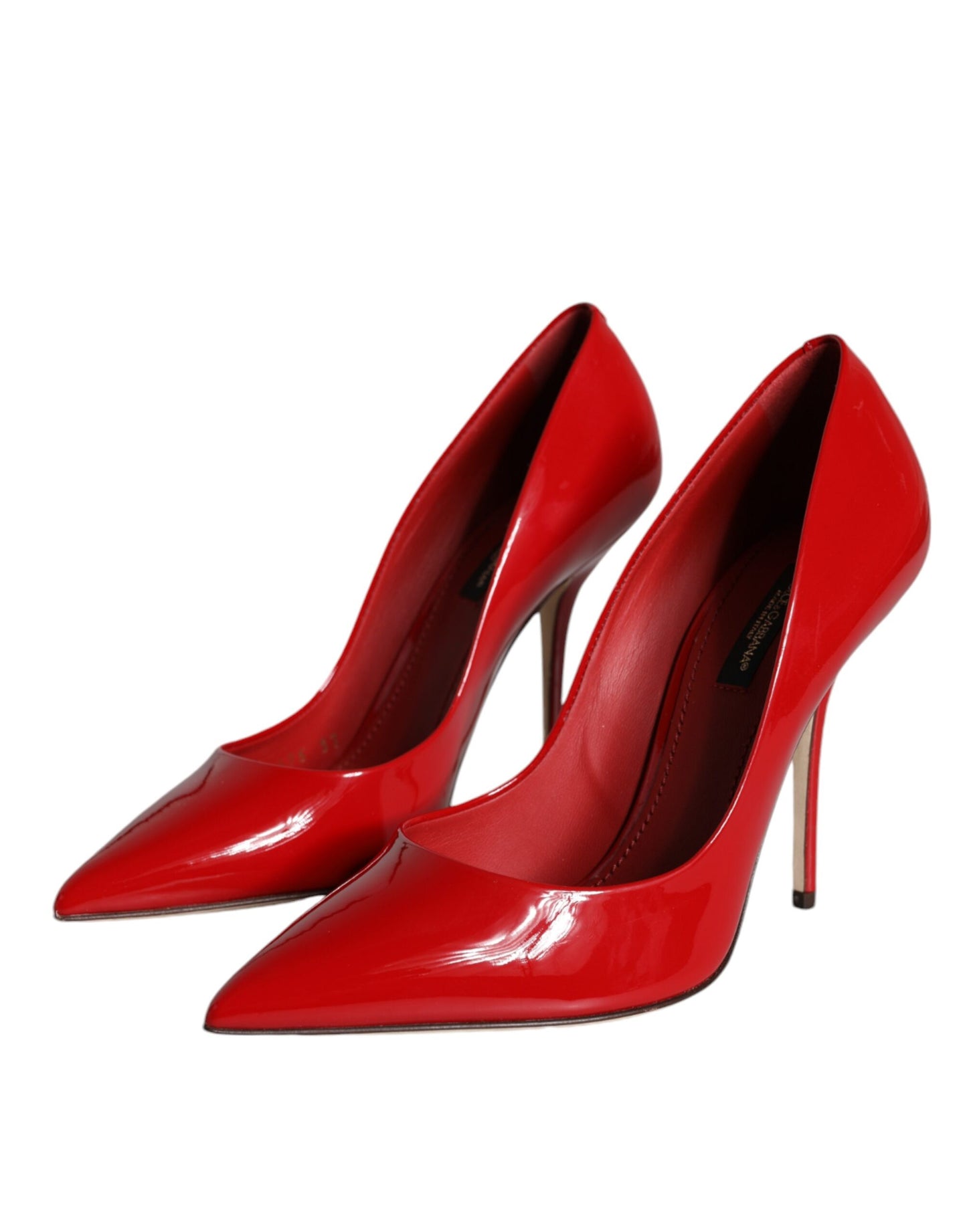 Red Patent Leather High Heels Pumps Shoes