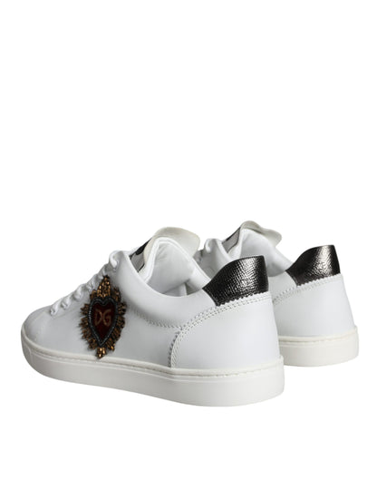 White Portofino Sacred Heart Sneakers Shoes