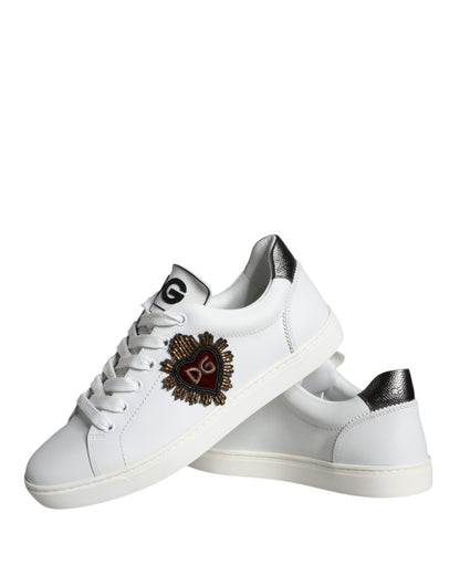 White Portofino Sacred Heart Sneakers Shoes