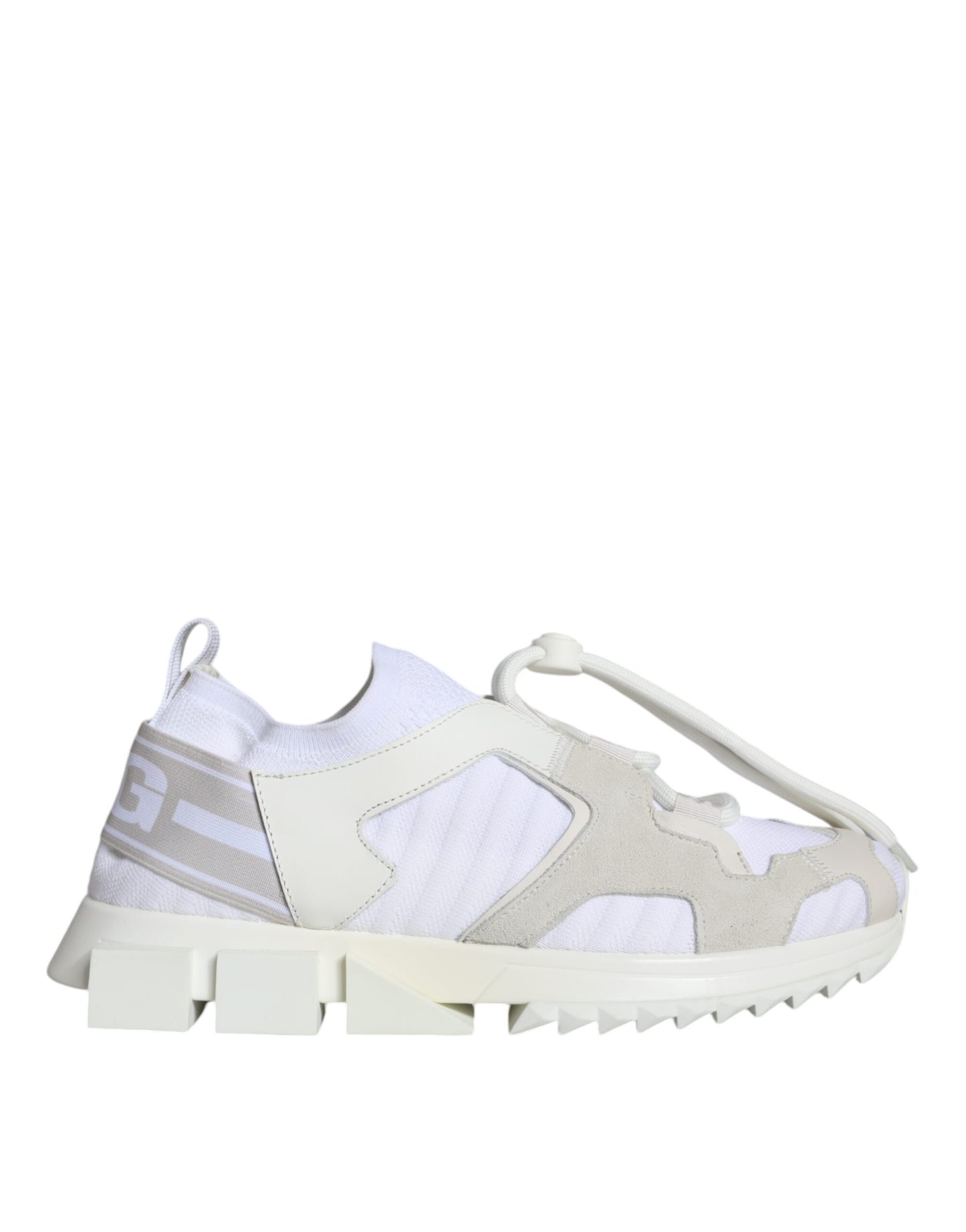 White Mesh Sorrento Trekking Sneakers Shoes