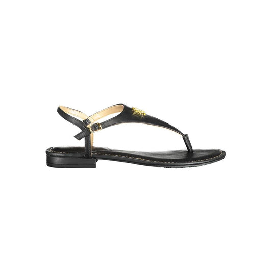 Black Leather Sandal