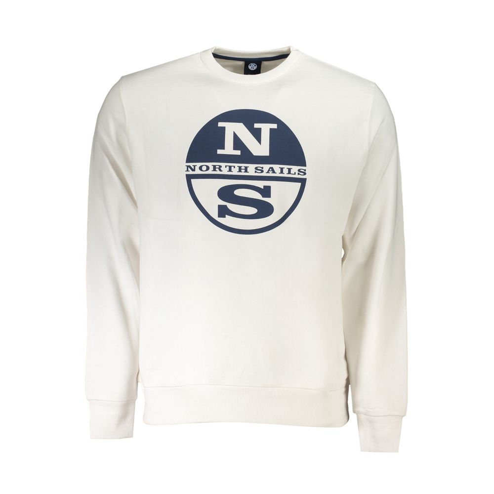 North Sails White Cotton Sweater