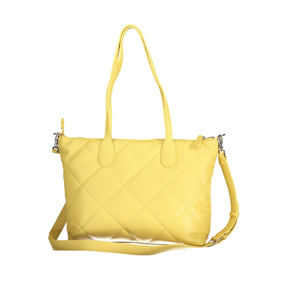 Valentino Bags Yellow Polyethylene Handbag