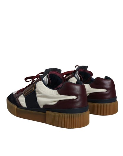 Dolce & Gabbana Multicolor Miami Leather Low Top Sneakers Shoes