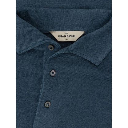 Gran Sasso Blue Wool Sweater