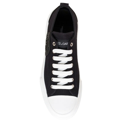 Dolce & Gabbana Black Cotton Sneaker