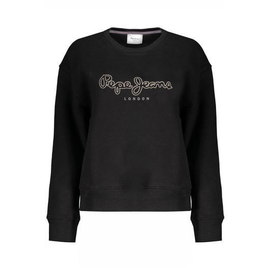 Pepe Jeans Black Cotton Sweater