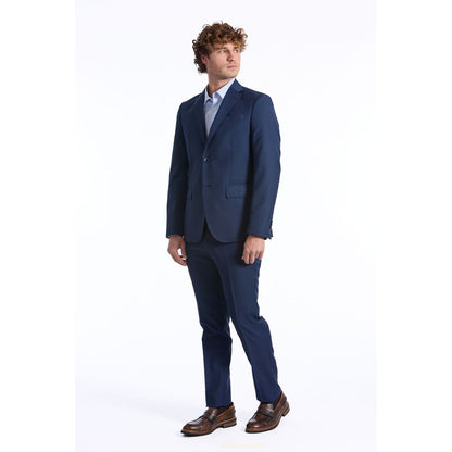 Baldinini Trend Blue Wool Suit