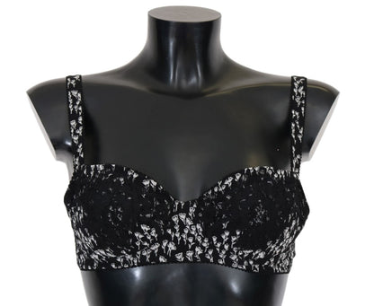 Soutien-gorge sous-vêtements extensibles en dentelle blanche et en soie noire