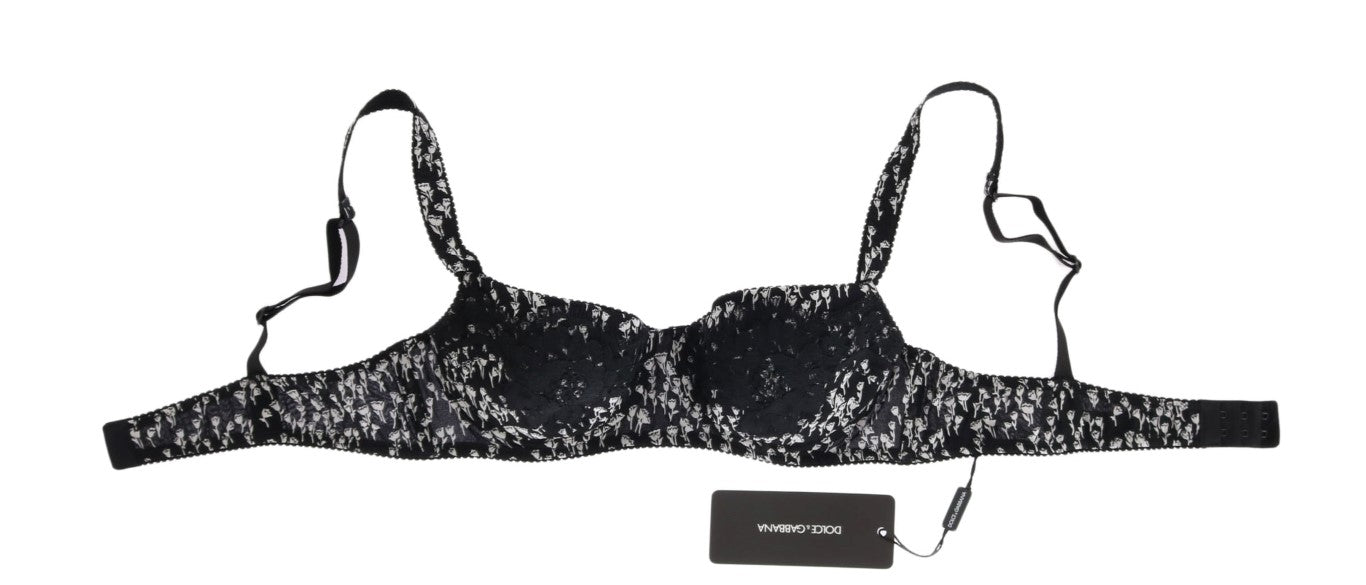 Soutien-gorge sous-vêtements extensibles en dentelle blanche et en soie noire