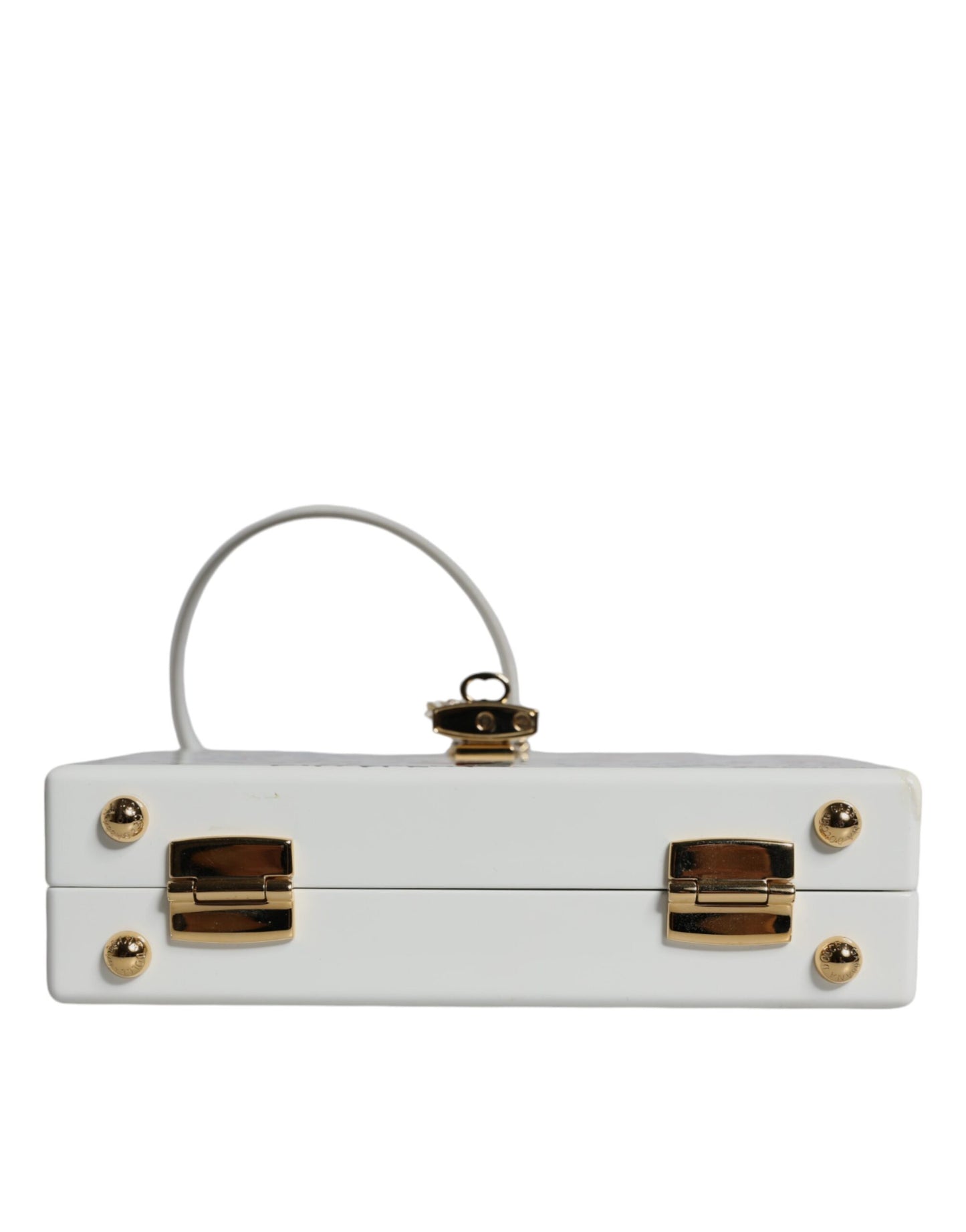 Dolce & Gabbana White Graffiti Print Clutch Crossbody Bag