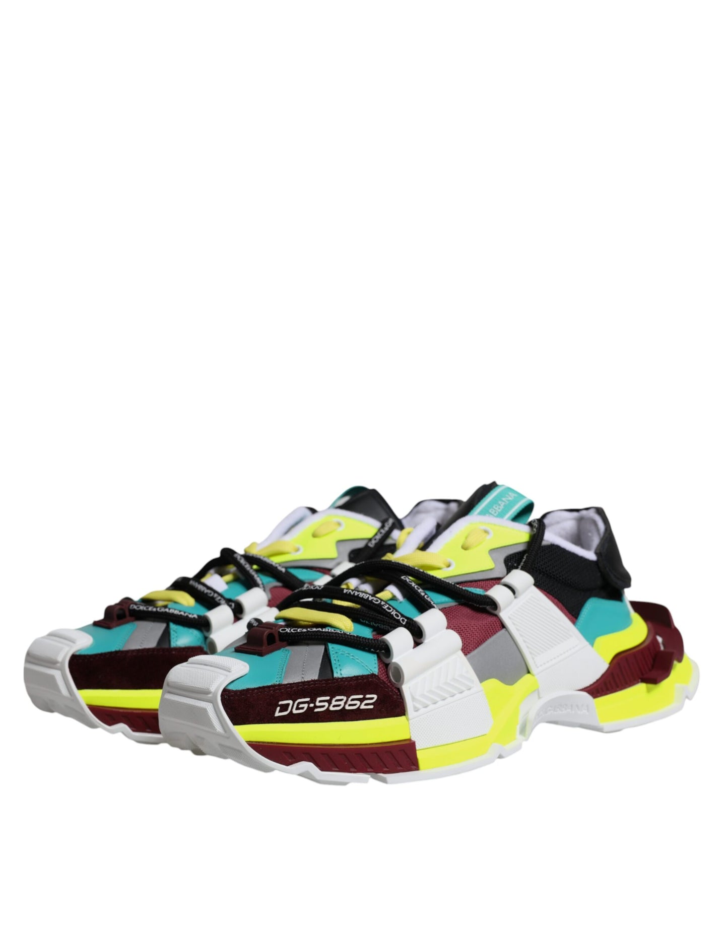 Dolce & Gabbana Multicolor Low Top Space Men Sneakers Shoes